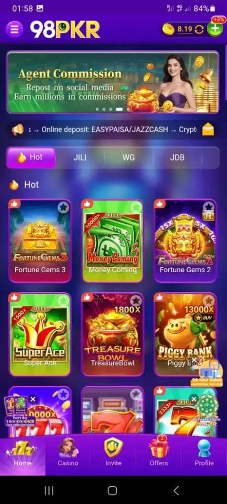 98 pkr